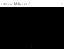 Tablet Screenshot of catherinewalker.com